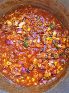 A picture of Taco soup.
