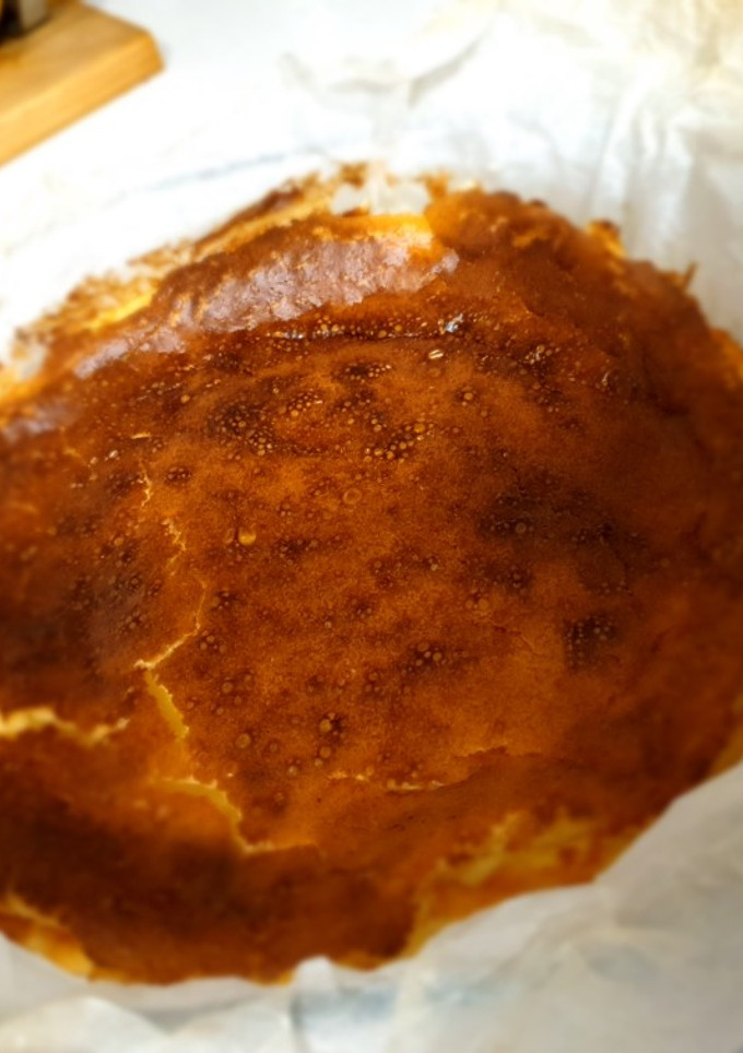 Una foto de Tarta de queso casera 🧀
