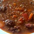Lentejas de verdura y caza