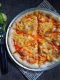 Pizza Empuk (pake pinggiran sosis)