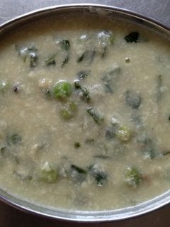 A picture of Methi Malai Mutter.