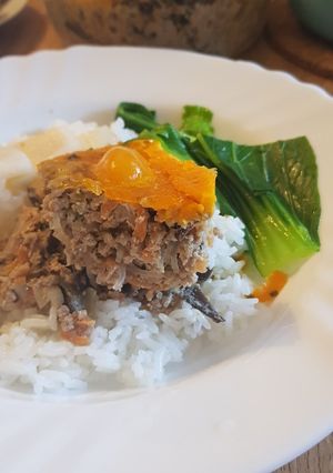 Hình của món Chả Hấp Trứng Muối.