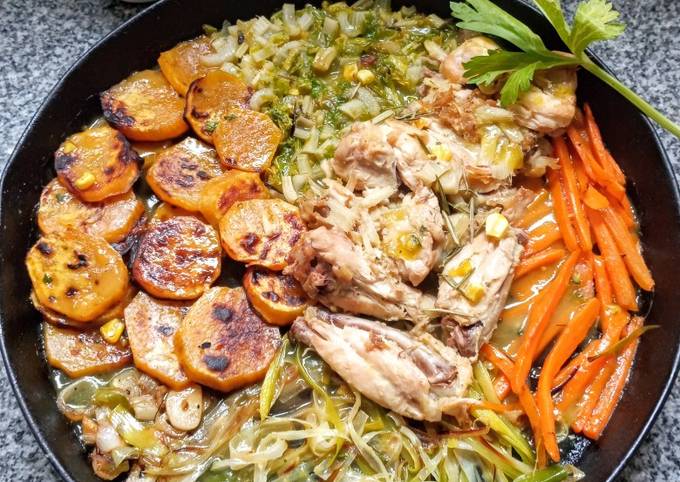 Alitas de pollo al jengibre y vegetales Receta de Geraytere Monti- Cookpad