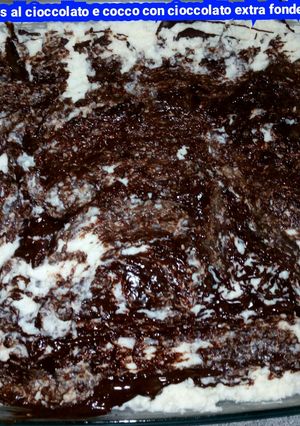 Foto di Cheesecake light con bayles al cioccolato e cocco