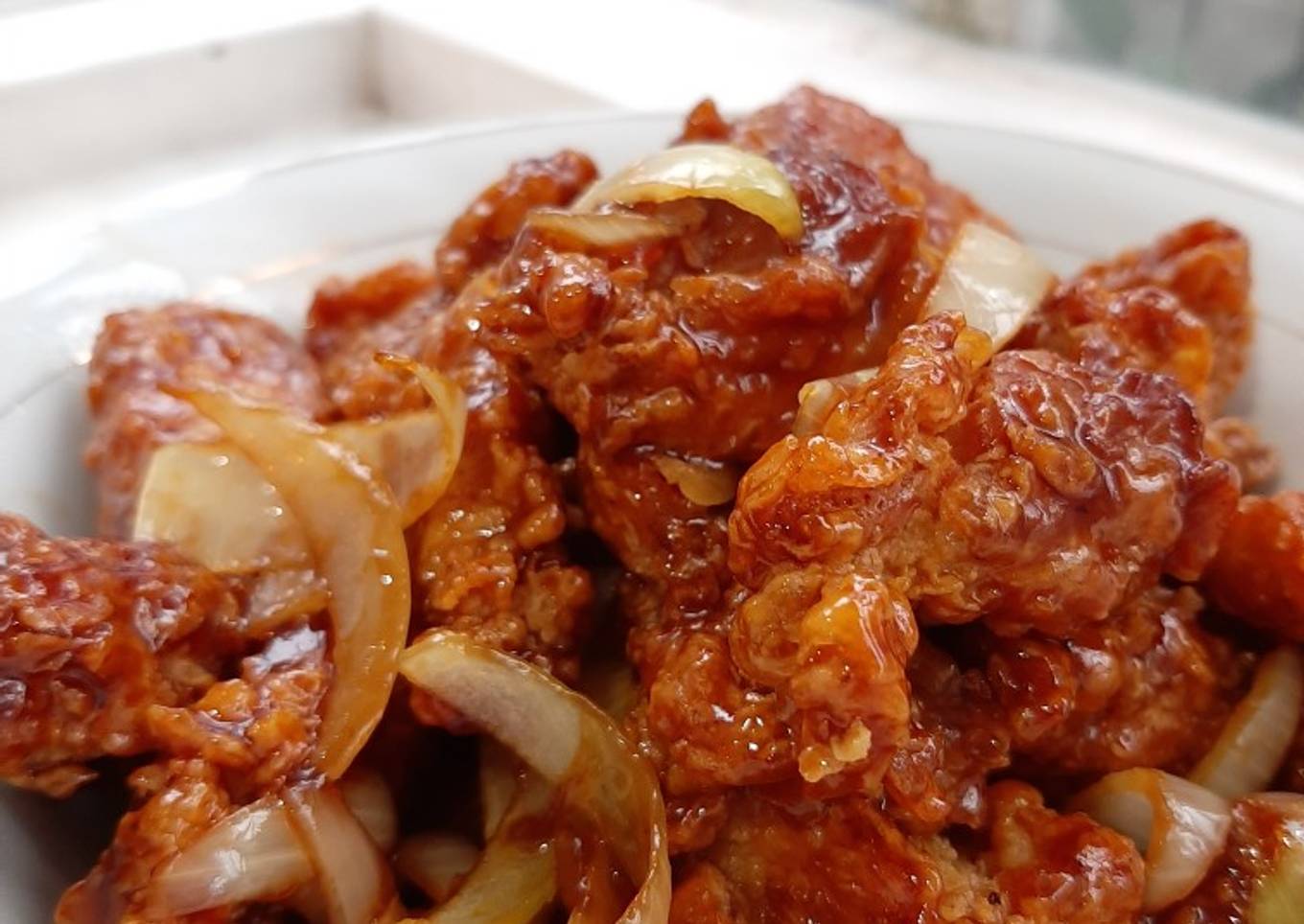 Ayam goreng saos mentega