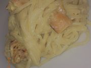 Una foto de pechuga de pollo con salsa bechamel