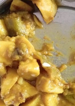A picture of Aloo ki sabji.