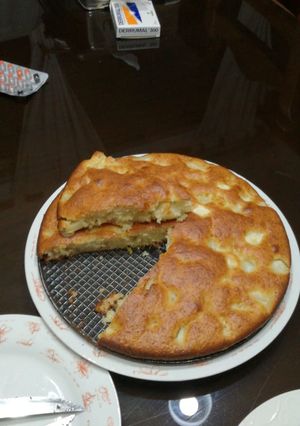 Una foto de Tarta de manzana y pera