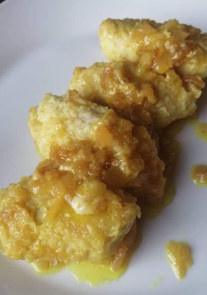 Foto di Involtini di pollo e Asiago in salsetta di nasi goreng