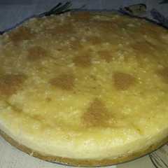 Una foto de Tarta de arroz con leche sencilla !