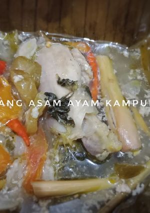 Foto resep Garang asam ayam kampung