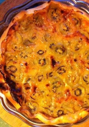 Une photo de Tarte kiwis orange et ananas