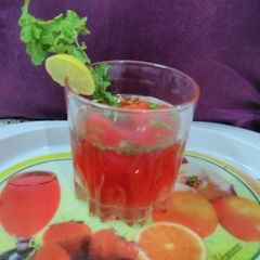 Rose mint lemonade A picture of Rose mint lemonade.