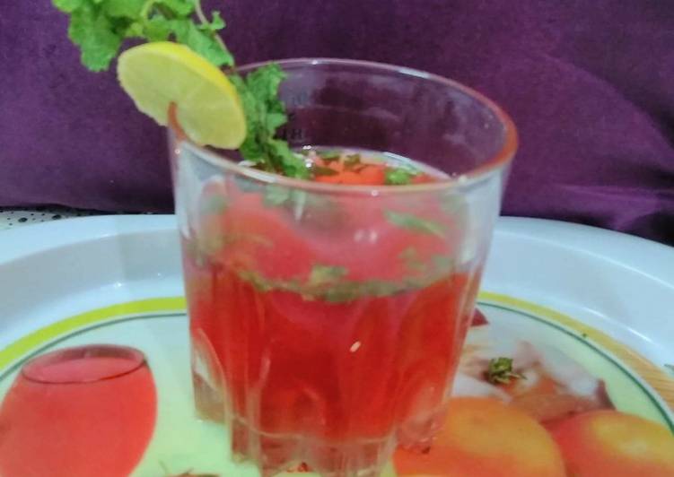 Recipe of Super Quick Homemade Rose mint lemonade