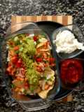 Nachos con guacamole