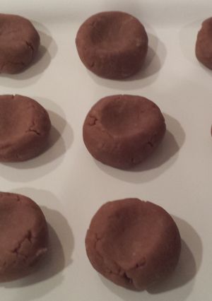 A picture of Peanut butter fudge thumbprints.