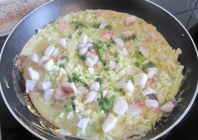 Recipe of Quick Make Takoyaki in a Frying Pan