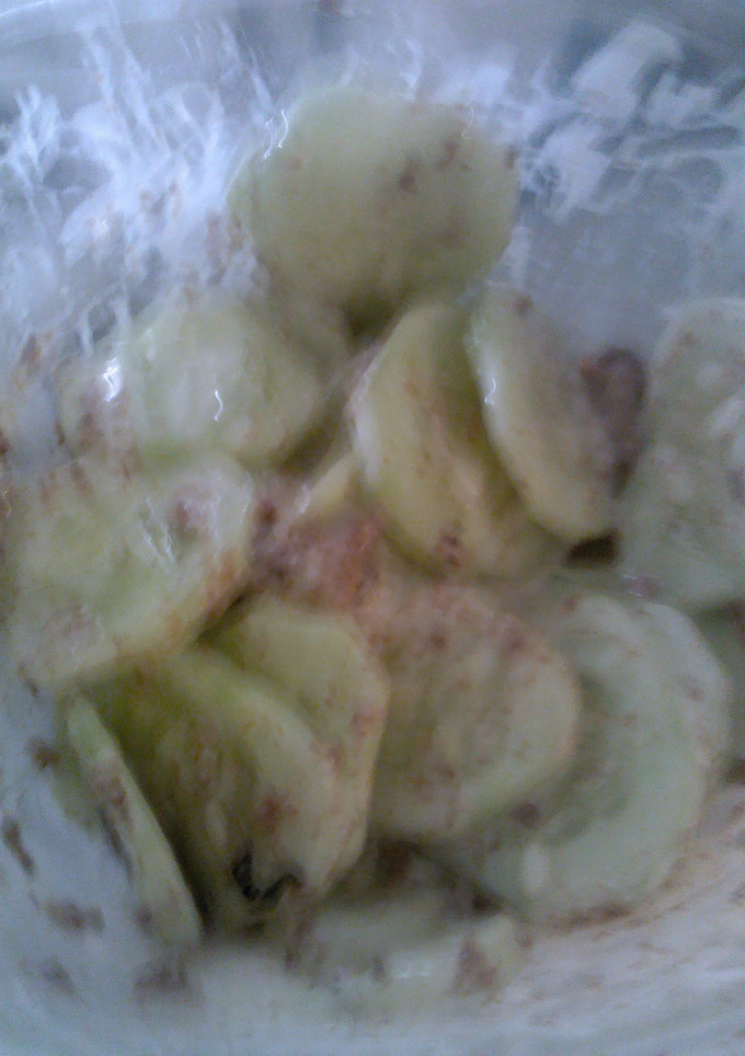 A picture of Cucumber salad.