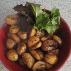 A picture of Garlic Buttered Mushrooms 😙.