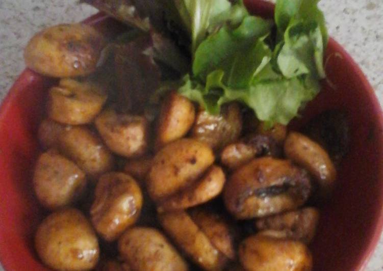 Simple Way to Prepare Favorite Garlic Buttered Mushrooms 😙