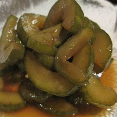 A picture of Easy Balsamic Vinegar Pickled Cucumbers [for Japanese expats].