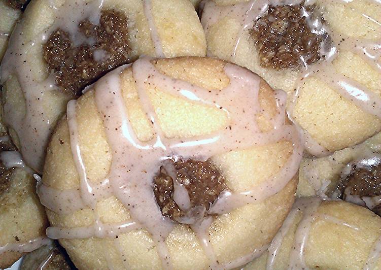 Steps to Make Award-winning Raspberry Thumbprint Cookies With Lemon Icing