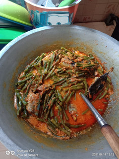 Foto resep Pangek ikan kacang panjang