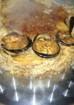 صورة لوصفة مقلوبة الباذنجان