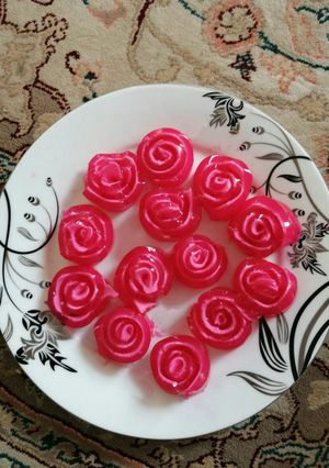 عکسی از دستور ژله رولی