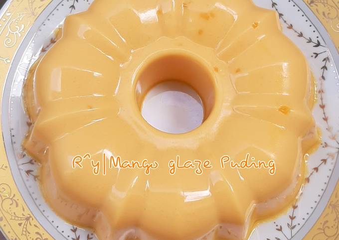 Anti Ribet, Memasak Mango gLaze Puding Bahan Sederhana