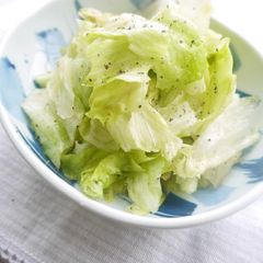 A picture of 3 Minute Cooking: Seasoned Blanched Lettuce.