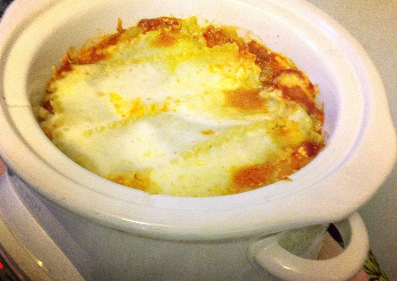 Lasagna in a slow cooker