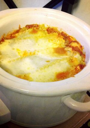 A picture of Crockpot Lasagna.