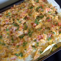 A picture of Rad's Chicken nachos.