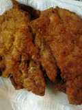 Chicken hammered thinly