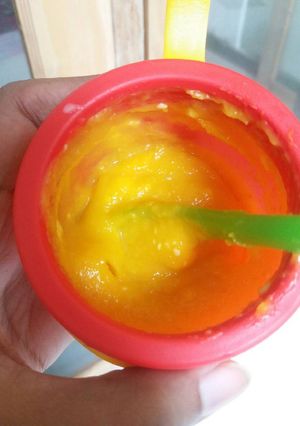 Foto resep MPASI 7 bulan, labu susu keju 😍