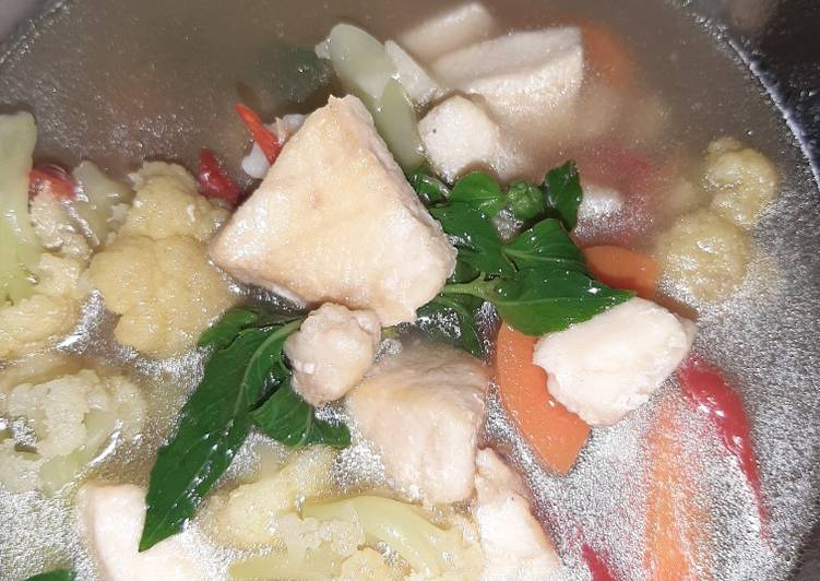 Bahan Menyiapkan #kangenkampung sup tuna seger, Enak Banget