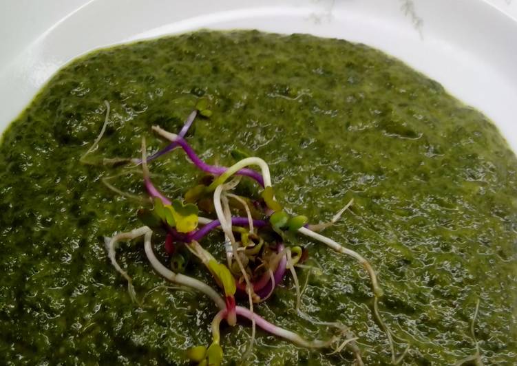 Easiest Way to Prepare Favorite Creamy Spinach cooked in Thermomix