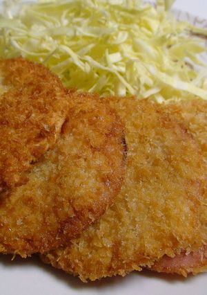 A picture of Our Family's Dirt-cheap Delicious Ham Cutlets.