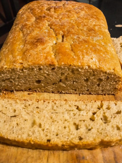 Una foto de Budín saludable de bananas y pera