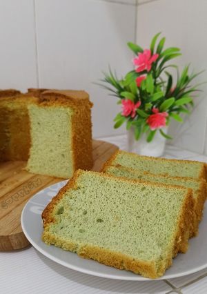 Foto resep Chiffon Pisang Cinamon Pandan