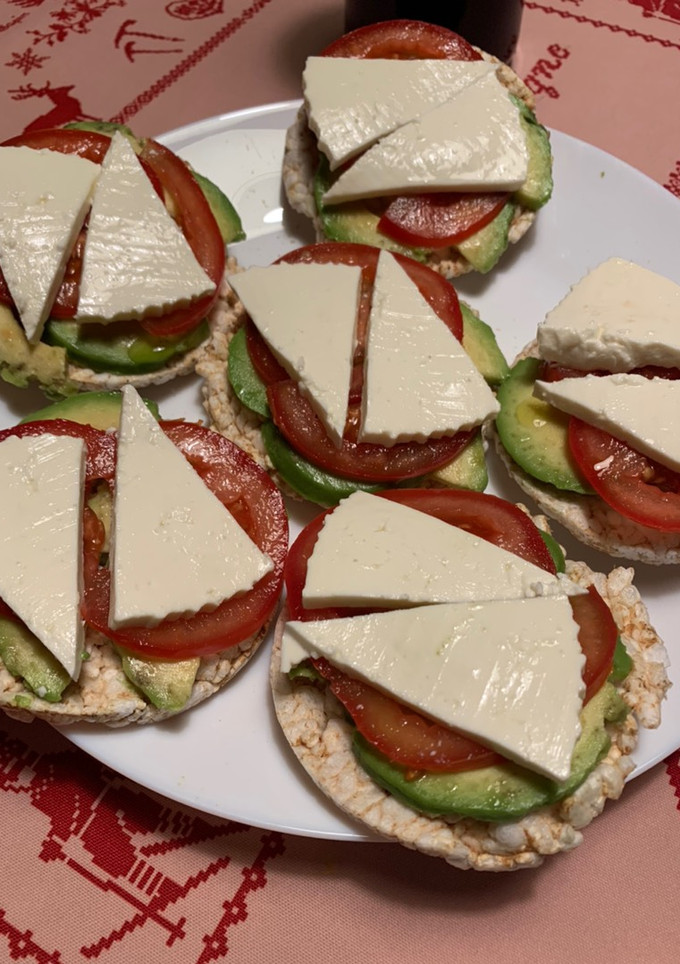 Una foto de Tortitas de arroz ligeras