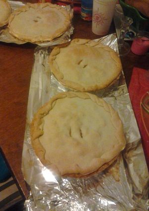 A picture of Chicken potpie.