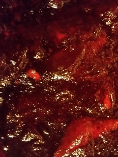 A picture of Cranberry Orange Vanilla Sauce.