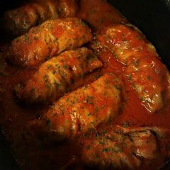 A picture of Crockpot Cabbage Rolls.