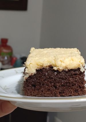 Foto de Bolo gelado de chocolate com coco