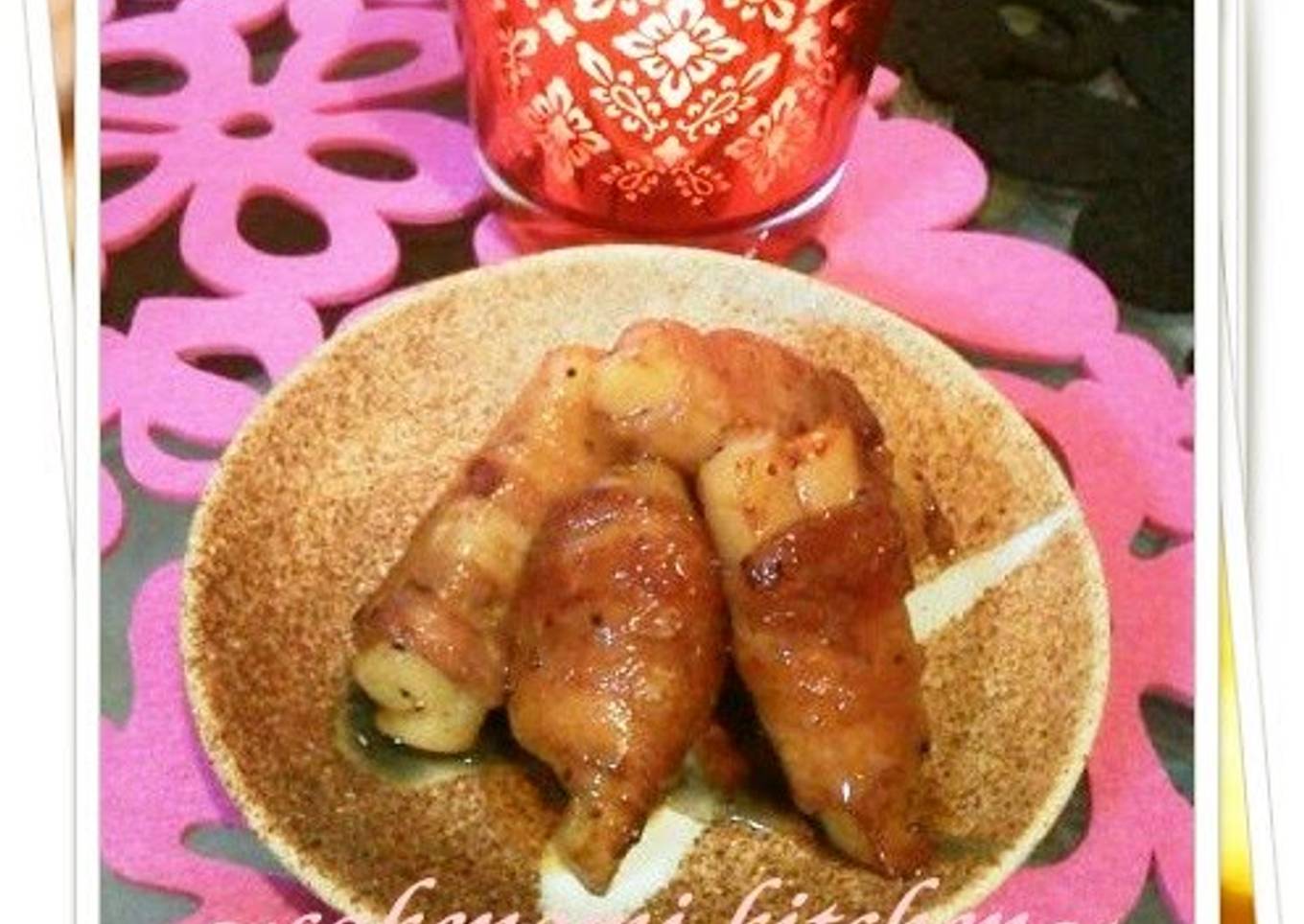 Meat-Wrapped Potato Teriyaki