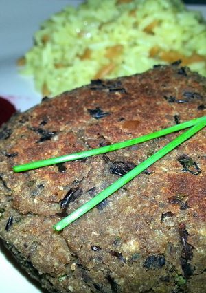 A picture of Basic Black Bean Patties.