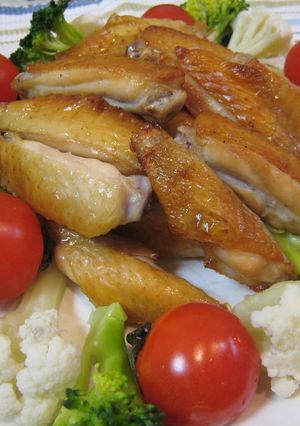 A picture of 15 Minute Roast Chicken Wings.