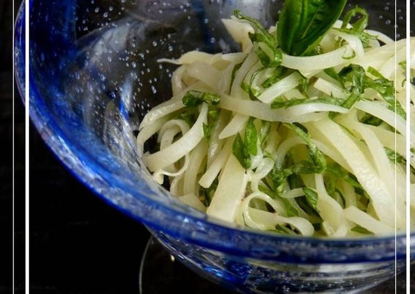 Crisp Potato and Shiso Leaf Salad